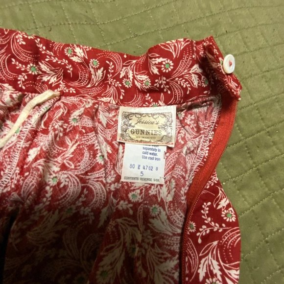 Vintage Jessica's Gunnies San Fransisco Peasant Prarie Skirt - Picture 6 of 8